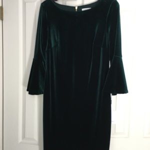 Calvin Klein velvet dress